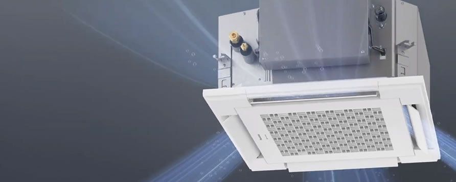 Új Mini VRF kazettás beltéri egység nanoe™ X Mark 3 generátorral