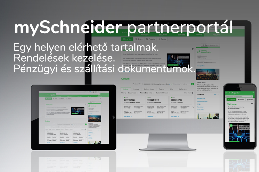 Új funkcióval bővült a mySchneider partnerportál
