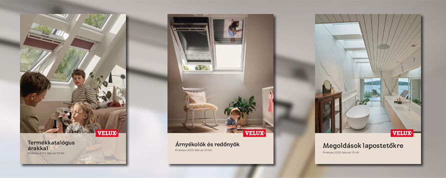 Új VELUX katalógusok
