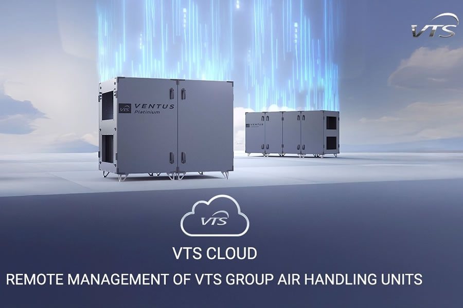 VTS Cloud – távoli felügyelet és vezérlés VTS légkezelőkhöz