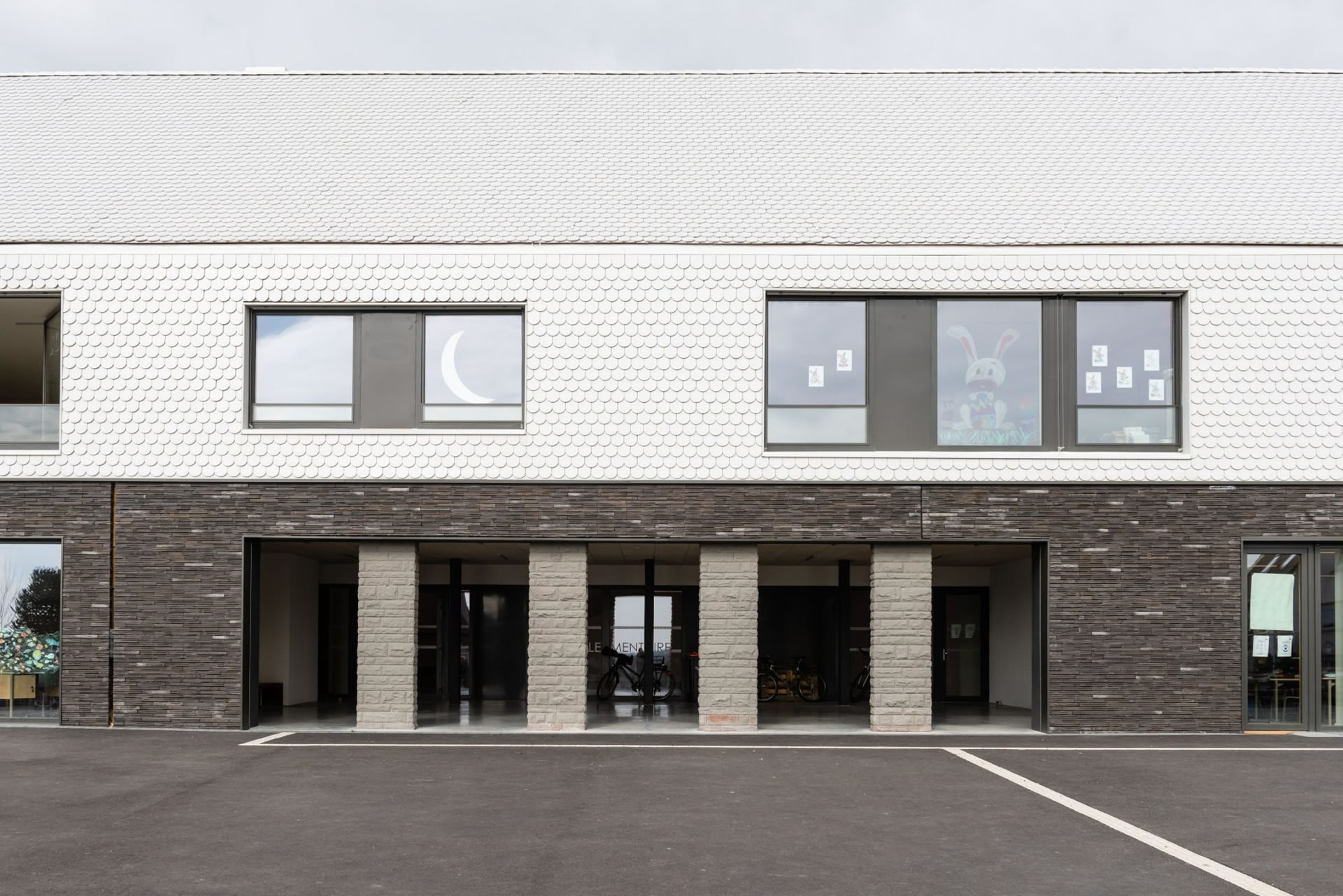 School building in France