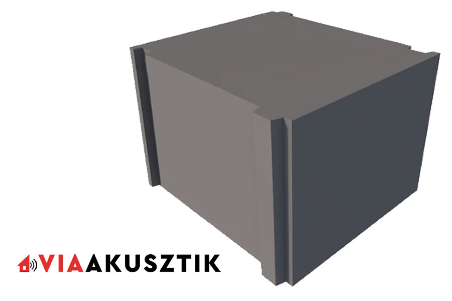 VIAAKUSZTIK 30NF – a Viastein VIAAKUSZTIK tömörbeton hanggátló falazóelem családjának új tagja