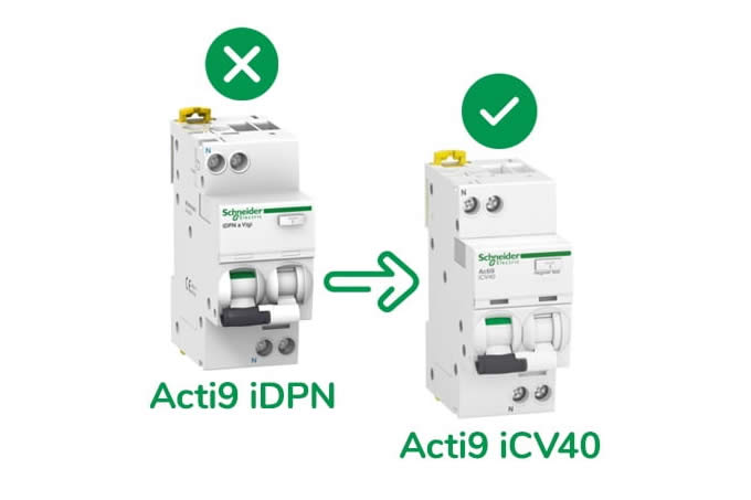 Az Acti9 iCV40 család már 10 mA kioldási érzékenységgel is elérhető