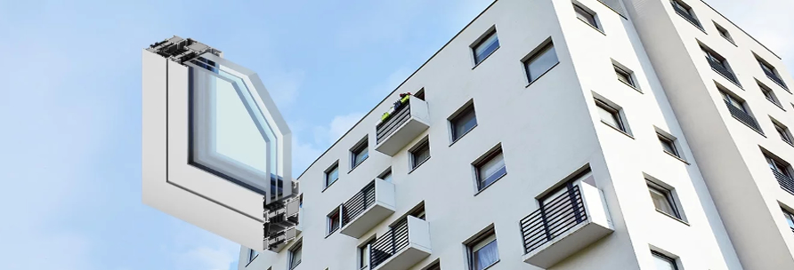 Aliplast Genesis 75 EI30 tűzgátló ablakrendszer