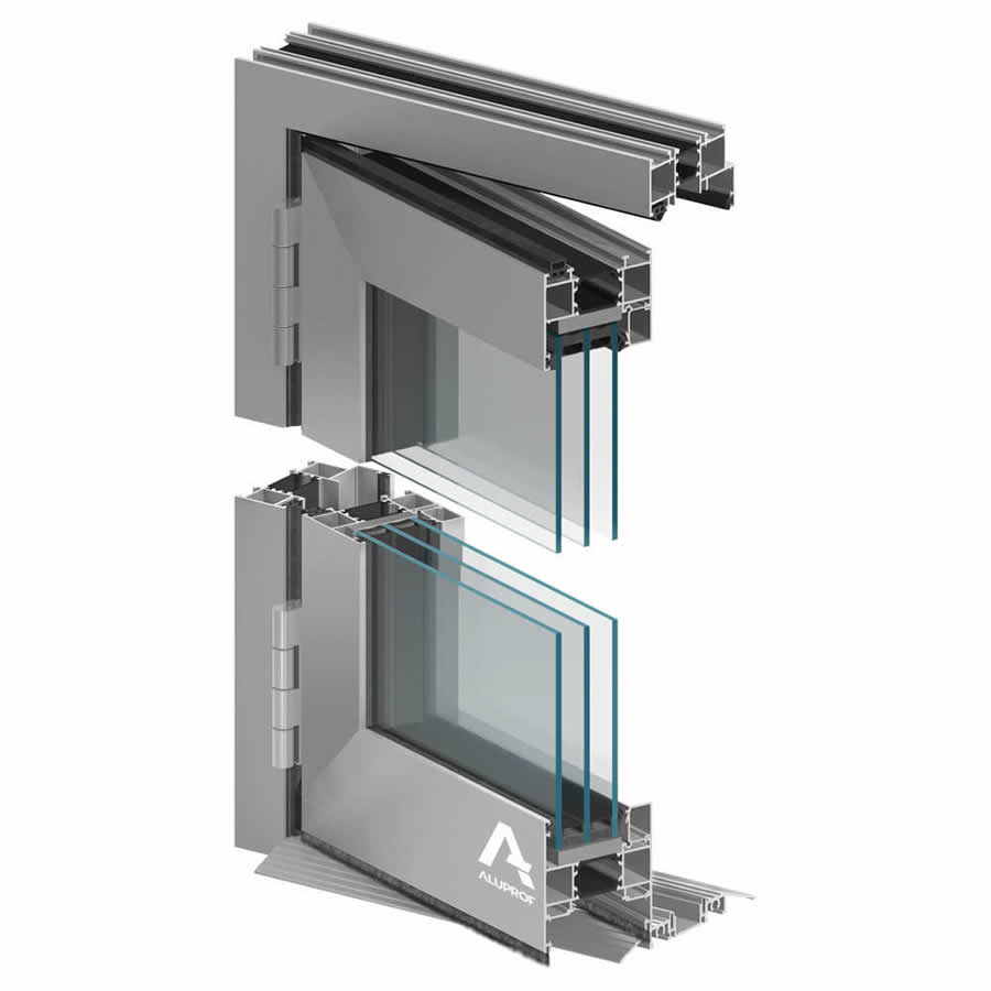 Új Aluprof MB-86 FOLD LINE HD harmonikaajtó