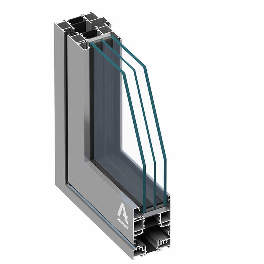 Új Aluprof MB-86 FOLD LINE HD harmonikaajtó