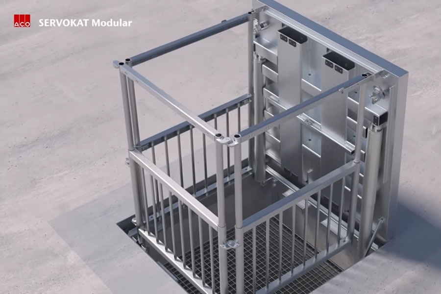 Az ACO bemutatja új, biztonságos és praktikus aknafedlap megoldását: SERVOKAT Modular D400