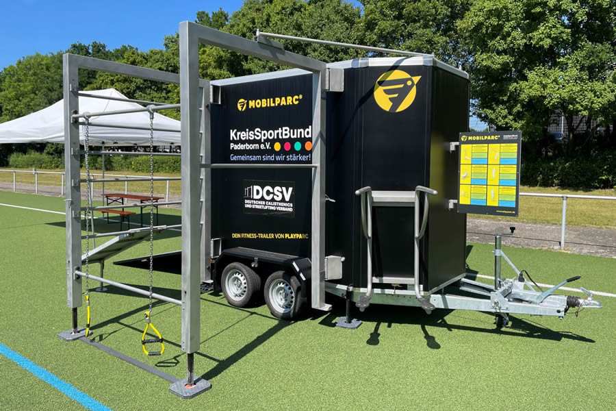 Az Ecogarden Kft. bemutatja a MOBILPARC® fitnesz-pótkocsit