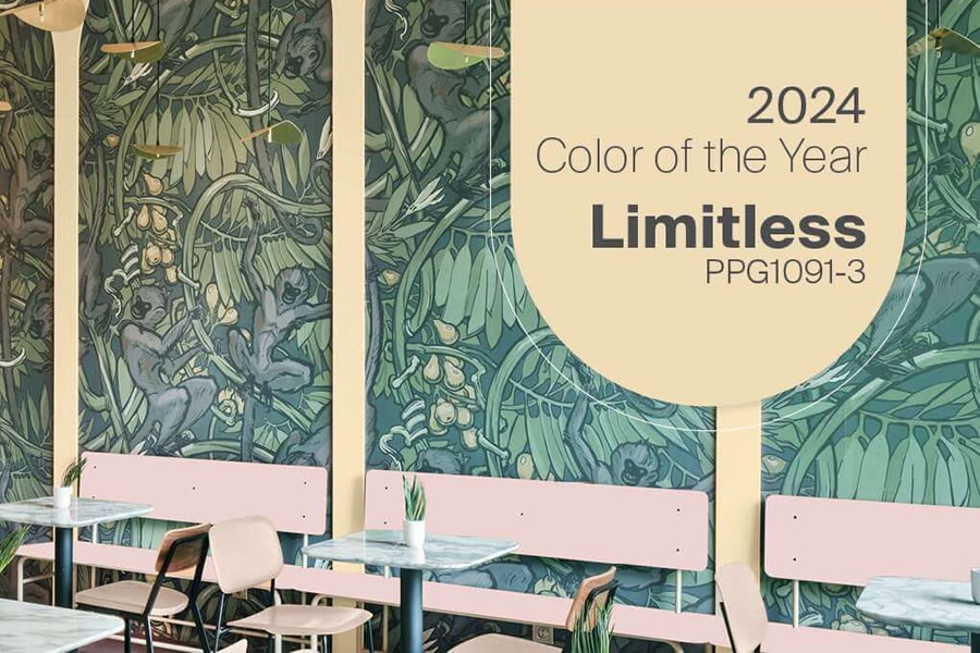 Bemutatkozik a PPG 2024-es év festékszíne a Limitless