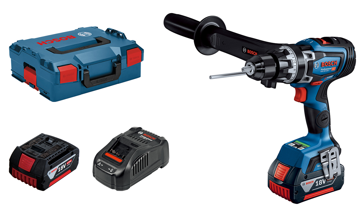 Bosch GSB 18V-150 C Professional akkus ütvefúró-csavarozó készlet
