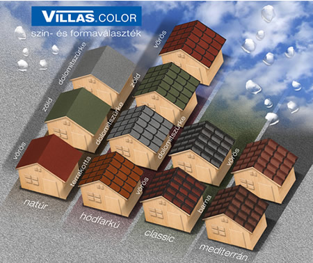 Új színnel és mintával bővült a Villas Color tetőfedő lemezek kínálata