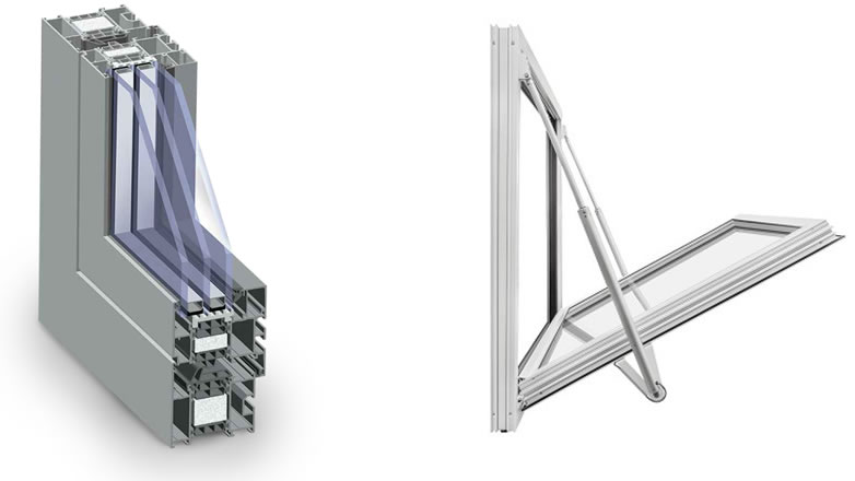 mcr OSO THERM 75 füstelvezető ablak