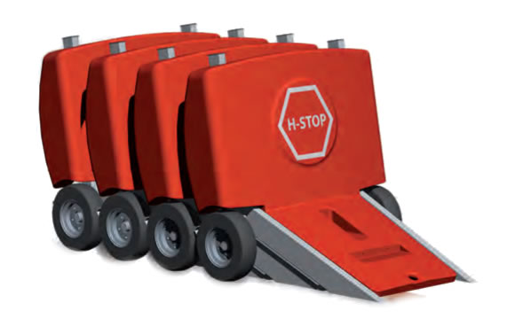 Husson H-stop® akadály - könnyű tárolás