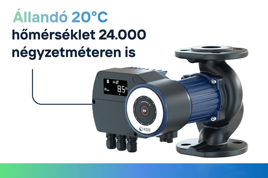 Új KSB Calio Pro Plus keringető szivattyú