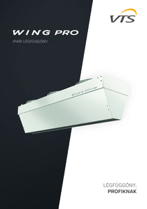 WING PRO ipari légfüggöny - általános termékismertető