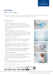 Villeroy&Boch TwistFlush WC-öblítés - Kisokos - általános termékismertető