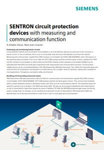Siemens Sentron áramkörvédő eszközök