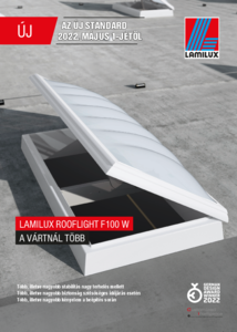 LAMILUX F100 W felülvilágító kupola - általános termékismertető