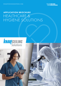Knauf Ceiling Solutions Healthcare & Hygiene álmennyezeti termékcsalád - általános termékismertető