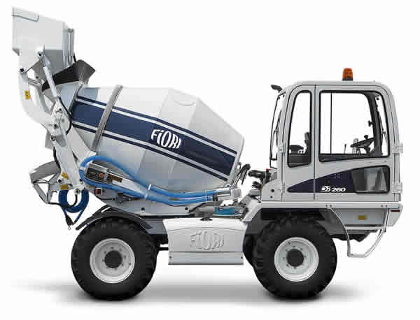 A Fiori DB260CBV önjáró betonkeverő avagy a mobil betonüzem