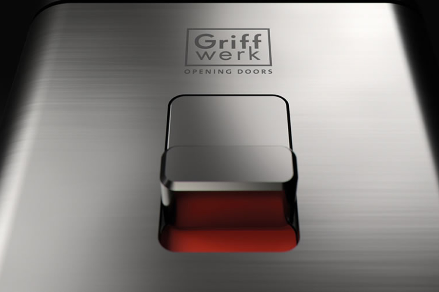 A Griffwerk smart2lock kilincsbe integrált zárási mechanikával egy kattintással blokkolható, zárható az ajtó