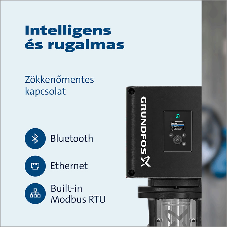 Grundfos TPE szivattyúk, mostantól IE5 motorhatékonysággal