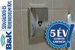 Infravezérlésű piszoár-öblítők 5 év gyártói garanciával