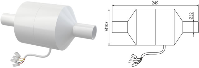 Új AlcaPLAST P128 elszívó ventilátor