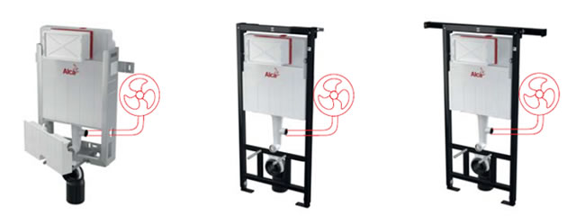 Új AlcaPLAST P128 elszívó ventilátor