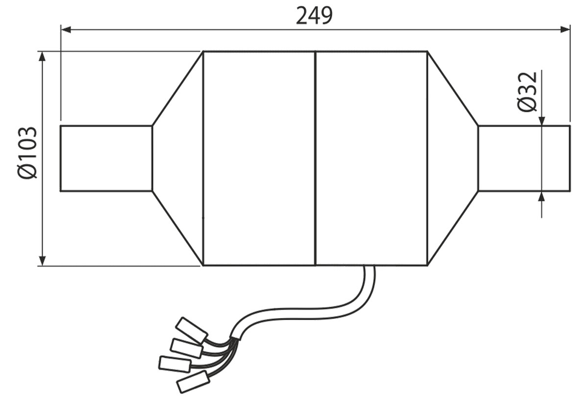 Új AlcaPLAST P128 elszívó ventilátor