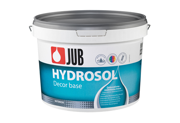 Új JUB vizes helyiségekre kifejlesztett dekor anyagok - Hydrosol Decor Base és Hydrosol Polyurethane 2K