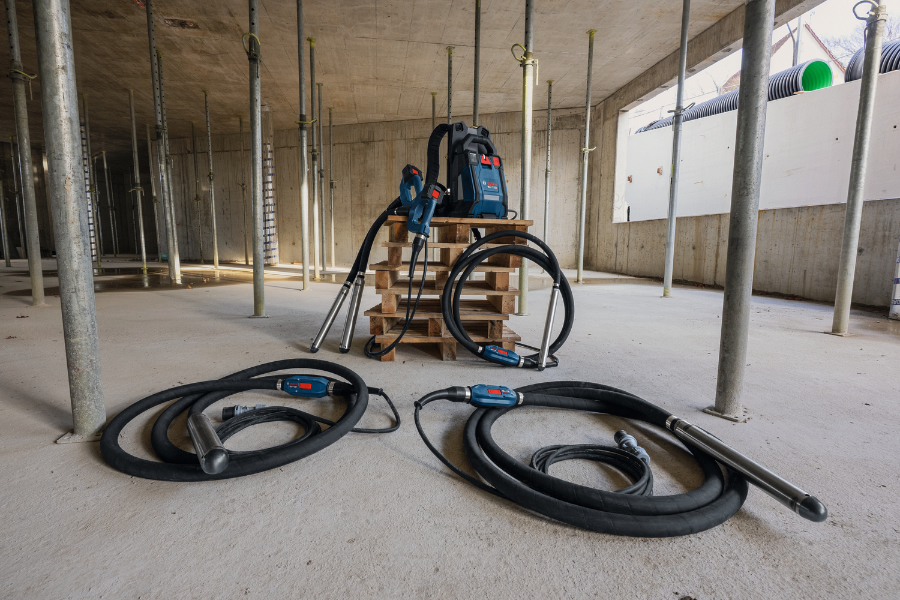 Kábelek és kompromisszumok nélkül: Bosch Professional betonvibrátor rendszer