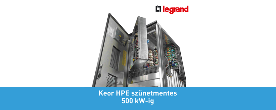 Legrand Keor HPE szünetmentes áramforrások 500 kW-ig