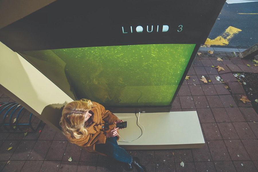 Liquid3 városi fotobioreaktor az Ecogarden-től