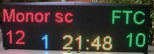 MiniBoard általános célú LED eredmény kijelző a Megalux Kft.-től