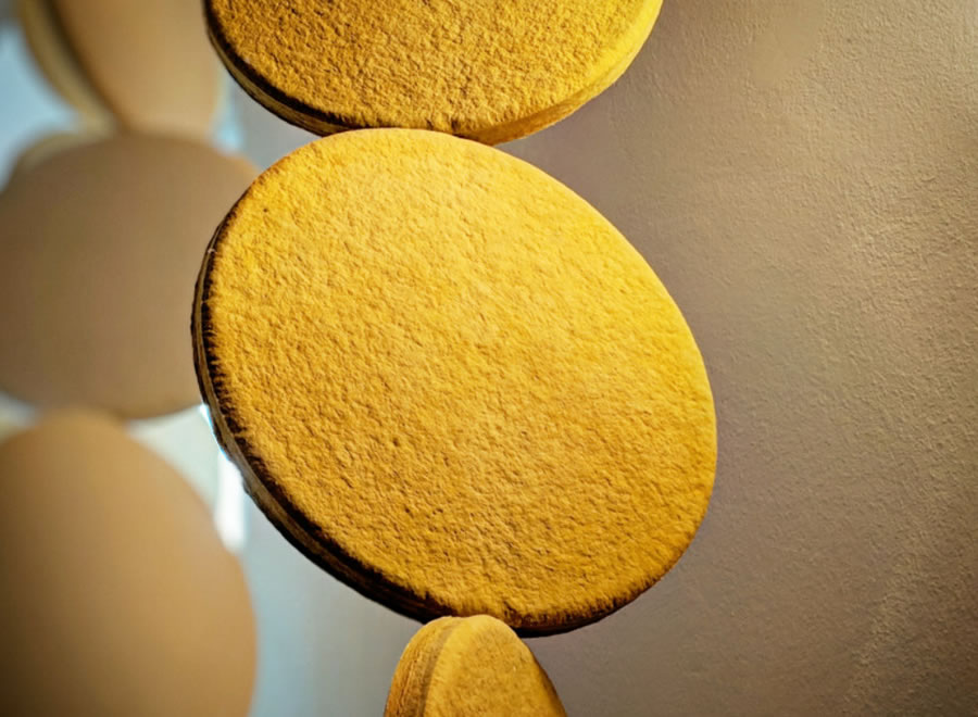 Milleforma cotone 3D akusztikai panel természetes anyagokból falakra és mennyezetre