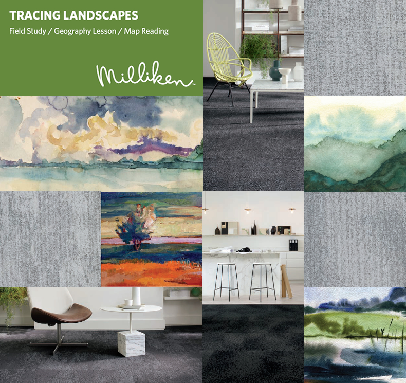 Milliken Tracing Landscapes padlószőnyegek