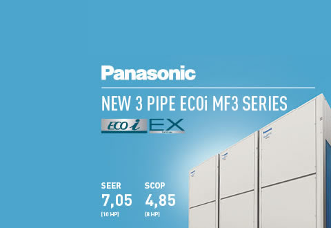 Új ECOi EX MF3-szériájú kültéri egységek a Panasonic termékválasztékában