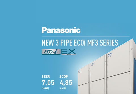 Új ECOi EX MF3-szériájú kültéri egységek a Panasonic termékválasztékában