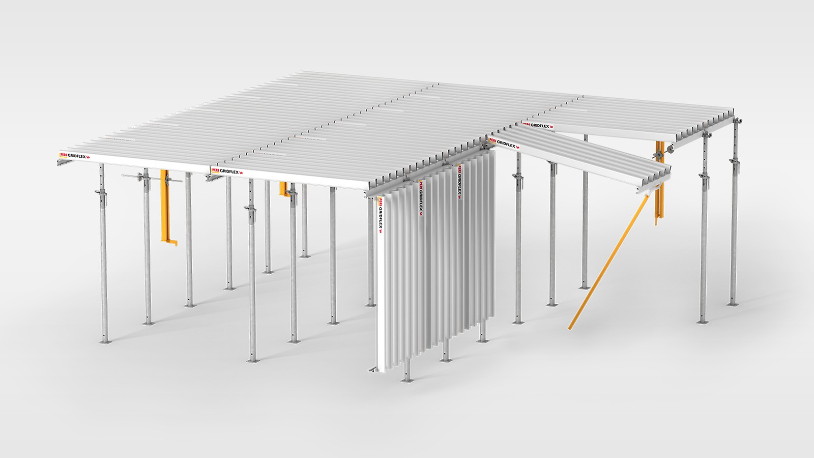 PERI GRIDFLEX födémzsaluzat alumíniumbordás táblaelemekből