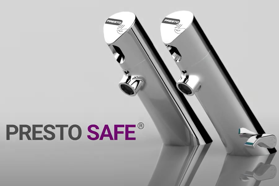 PRESTO Safe - új érintés nélküli önzáró mosdócsapok