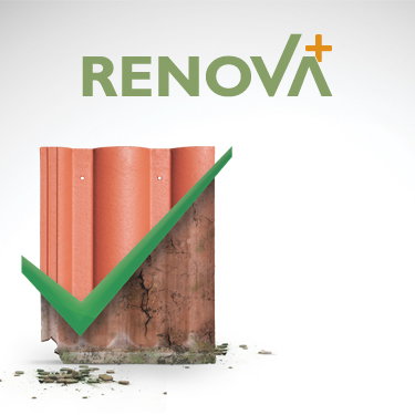 Renova Plus betoncsép - a tetőépítés gazdaságos cserepe
