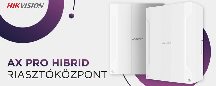 Új Hikvision AX PRO hibrid riasztóközpont a RIEL kínálatában
