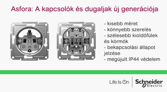 Asfora: a kapcsolók és dugaljak új generációja