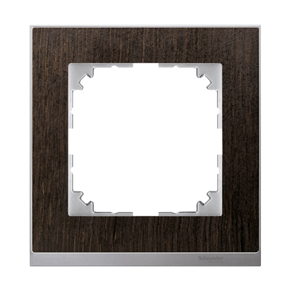 M-Pure kapcsoló keret – prémium, wenge/alumínium M-Pure kapcsoló keret – prémium, wenge/alumínium