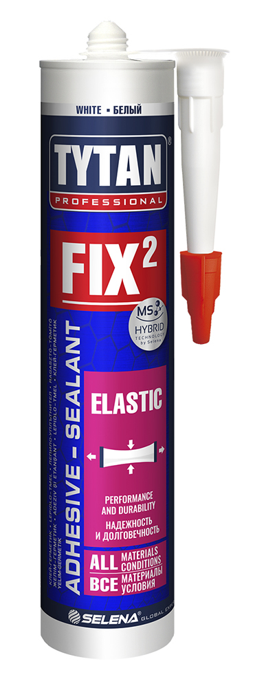Új TYTAN Professional FIX² Elastic szerelési ragasztó