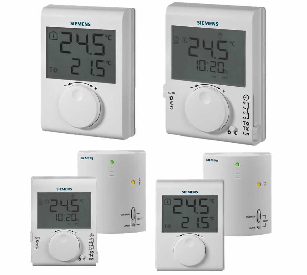 Megújult funkciók a Siemens RDH100 és RDJ100 szobatermosztátoknál