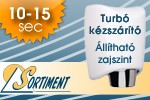 Új turbó kézszárítók állítható zajszinttel a Sortimenttől