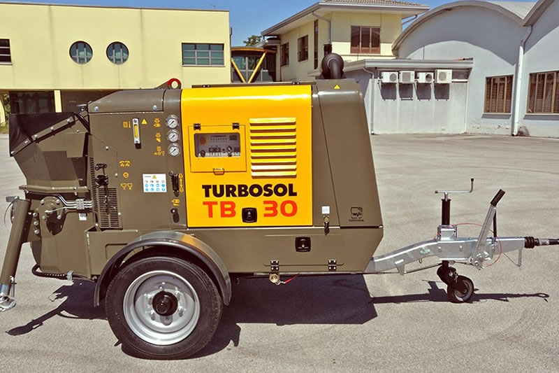 Turbosol mixer beton továbbító szivattyúk