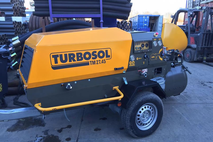 Turbosol TM 27-45 esztrich és szerkezeti betonpumpa gépcsalád